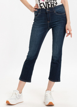 Укороченные джинсы Emporio Armani синего цвета, фото